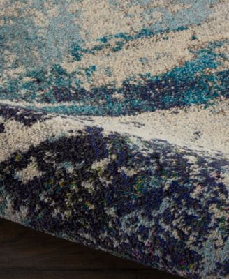 Celestial CES02 7'10"x7'10" Round Area Rug