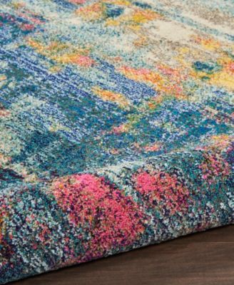 Celestial CES09 4'x4' Round Area Rug