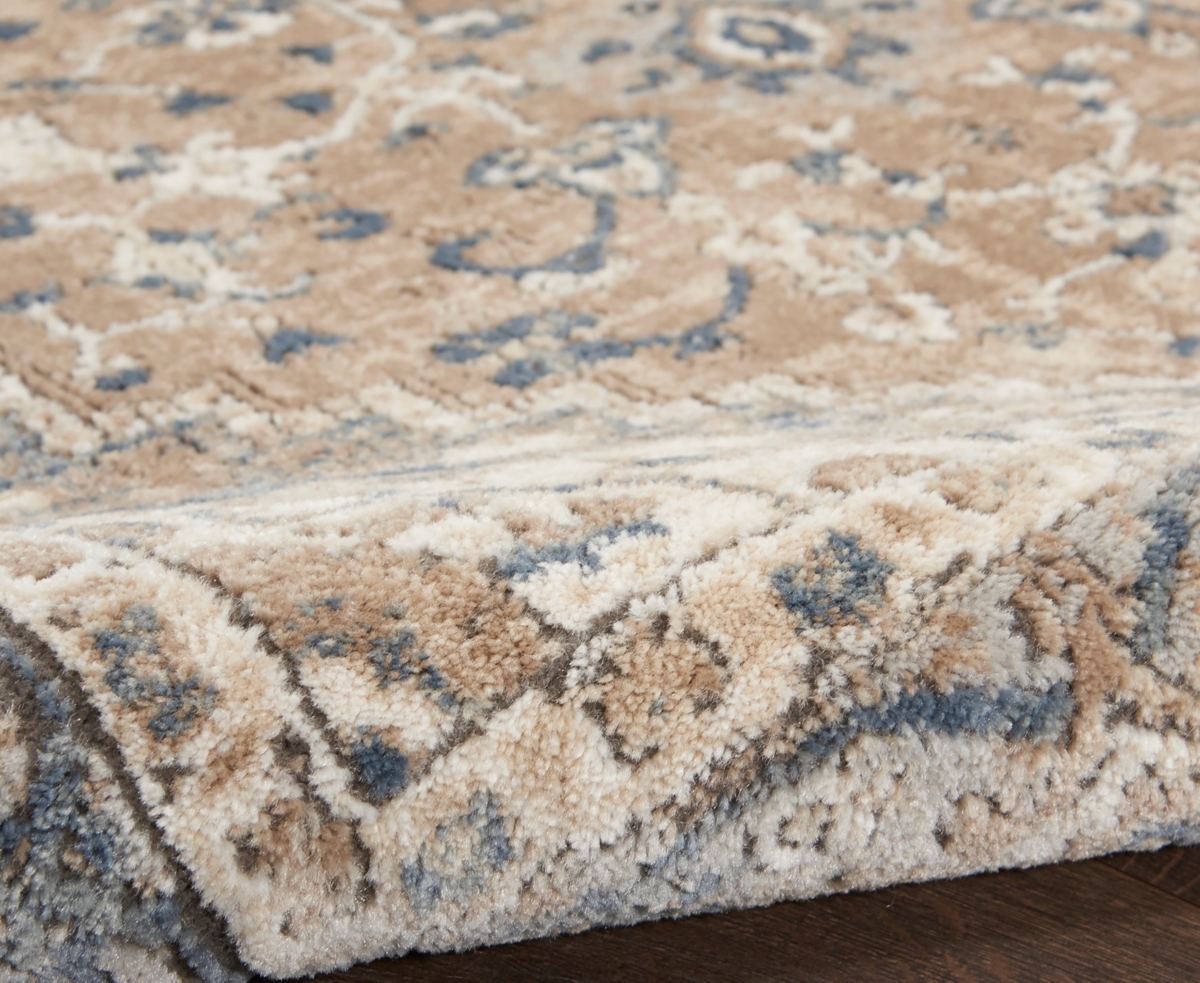 Nourison Home Quarry Qua05 4'x4' Square Area Rug In Beige,gray