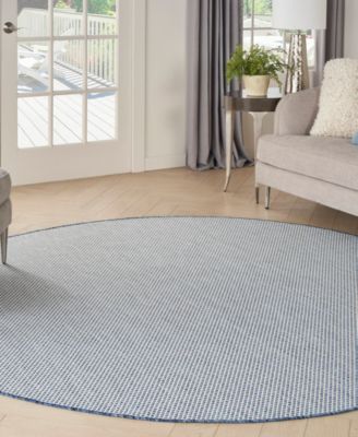 Courtyard COU01 8'x8' Round Area Rug