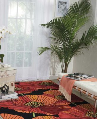 Nourison Home Fantasy Fa24 Rug Collection In Red