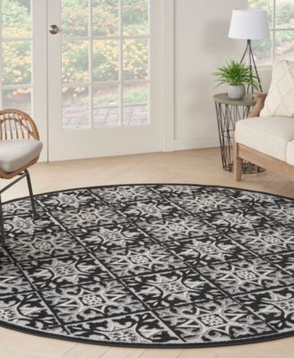 Aloha ALH34 7'10"x7'10" Round Area Rug