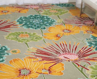 Nourison Home Fantasy Fa26 Rug Collection In Ivory