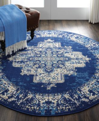 Grafix GRF14 5'3"x5'3" Round Area Rug