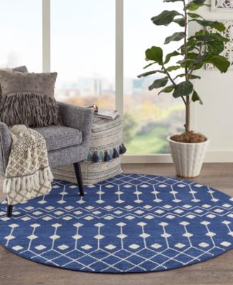 Grafix GRF37 5'3"x5'3" Round Area Rug