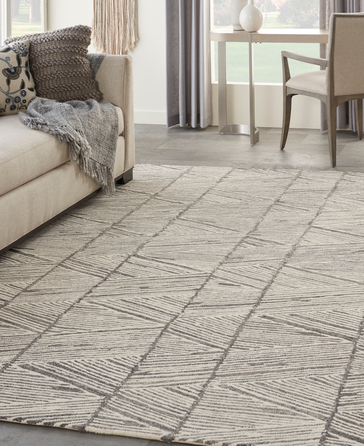 Nourison Home Colorado CLR01 8'3x11'6 Area Rug -White