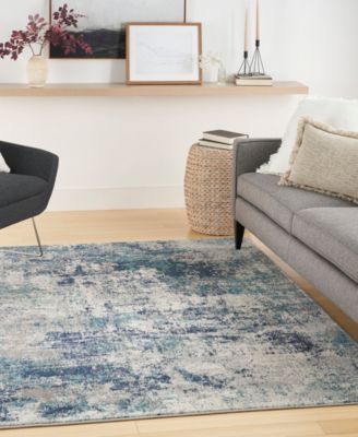 Nourison Home Passion Psn36 Rug Collection In Ivory,teal