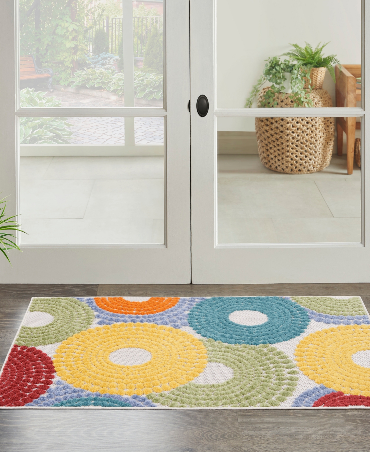 Nourison Home Aloha Alh29 2'8"x4' Area Rug In Multi