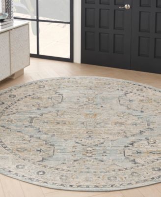 Lynx LNX07 7'10"x7'10" Round Area Rug