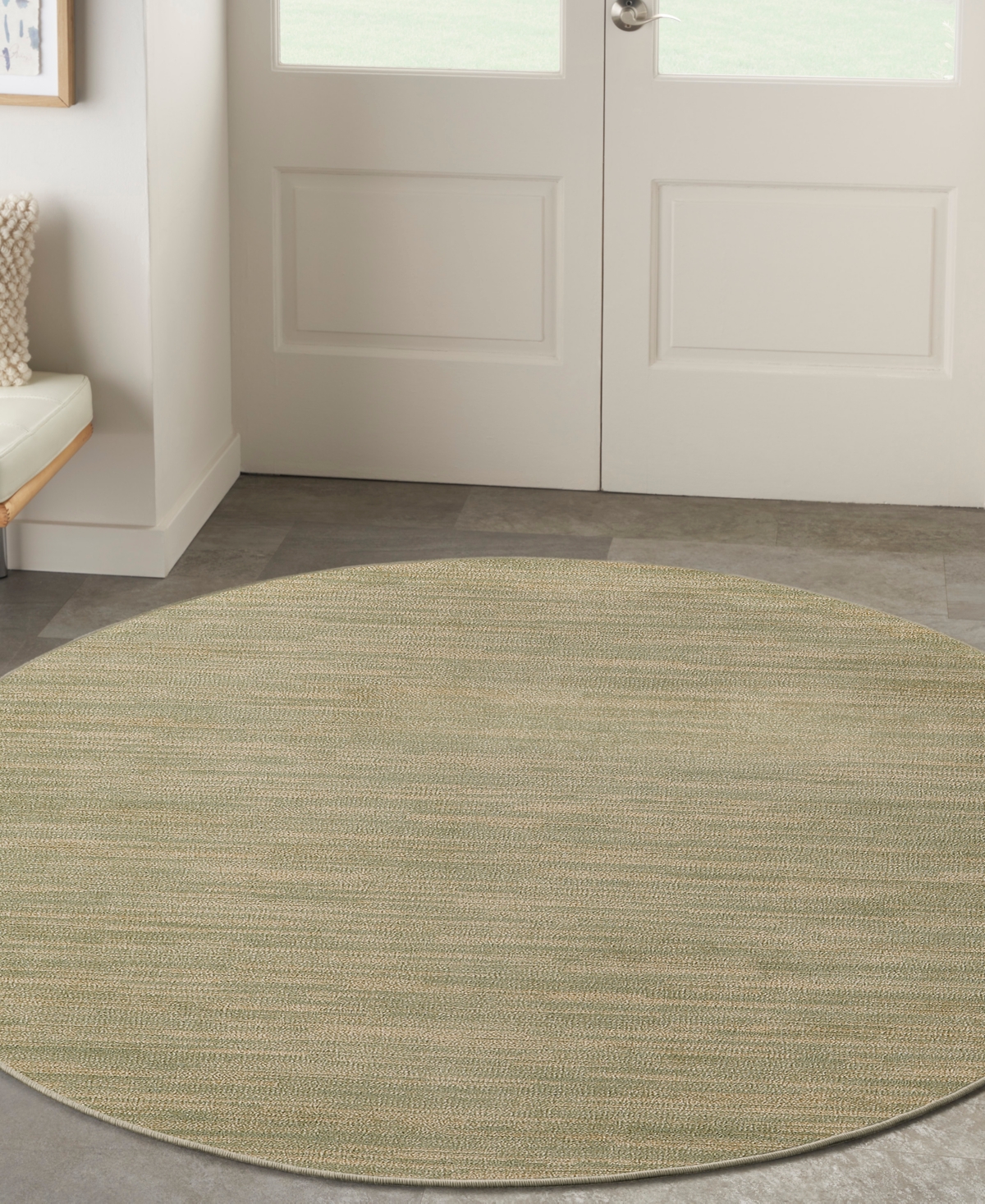 Nourison Home Nourison Essentials NRE01 8'x8' Round Outdoor Area Rug