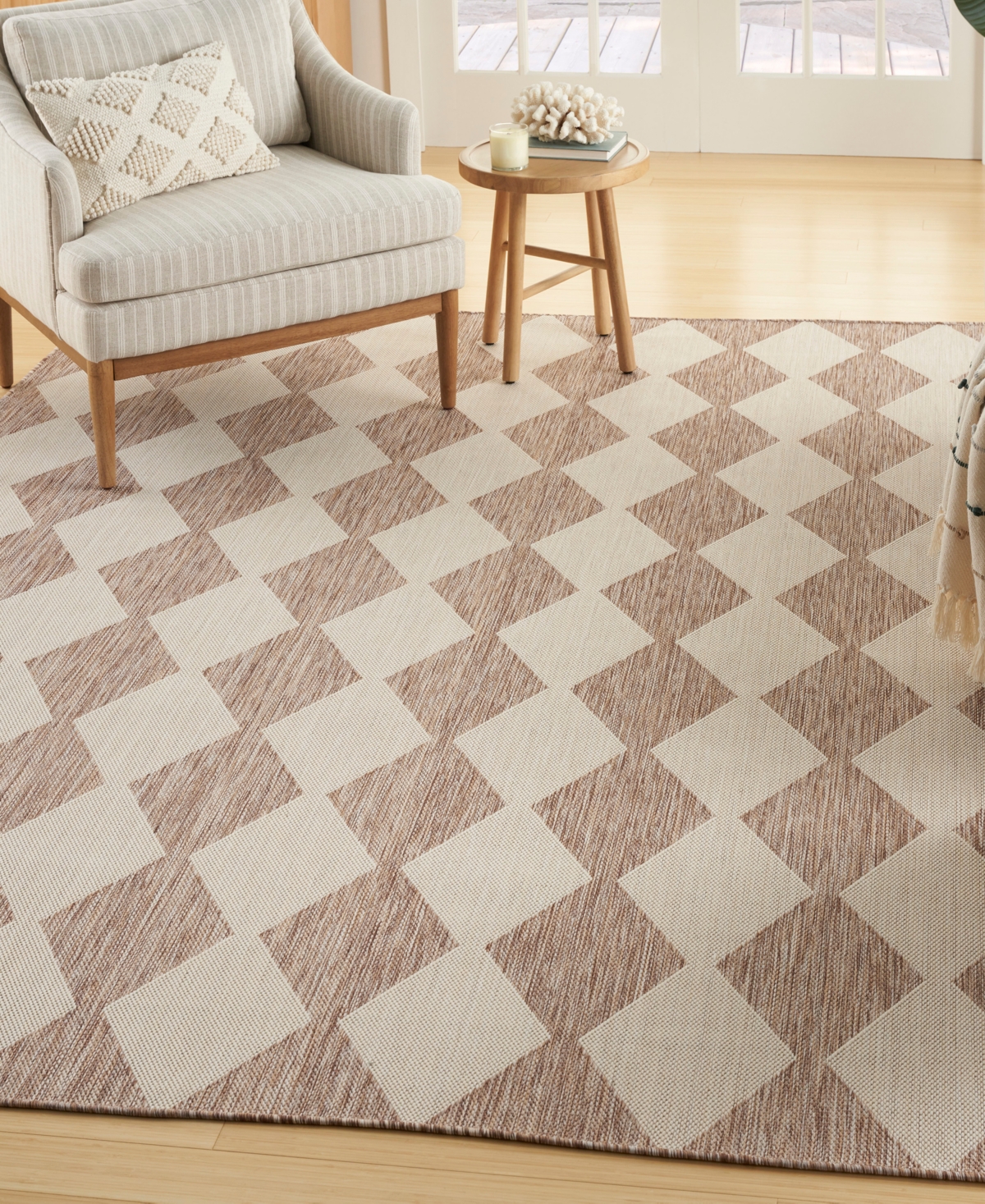 Nourison Home Positano Pos04 8'x10' Area Rug In Beige