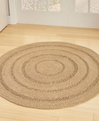 Natural Seagrass NSG01 5'x5' Round Area Rug