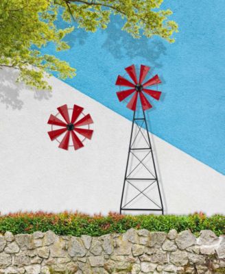 44"H Wind Spinner Yard Stake