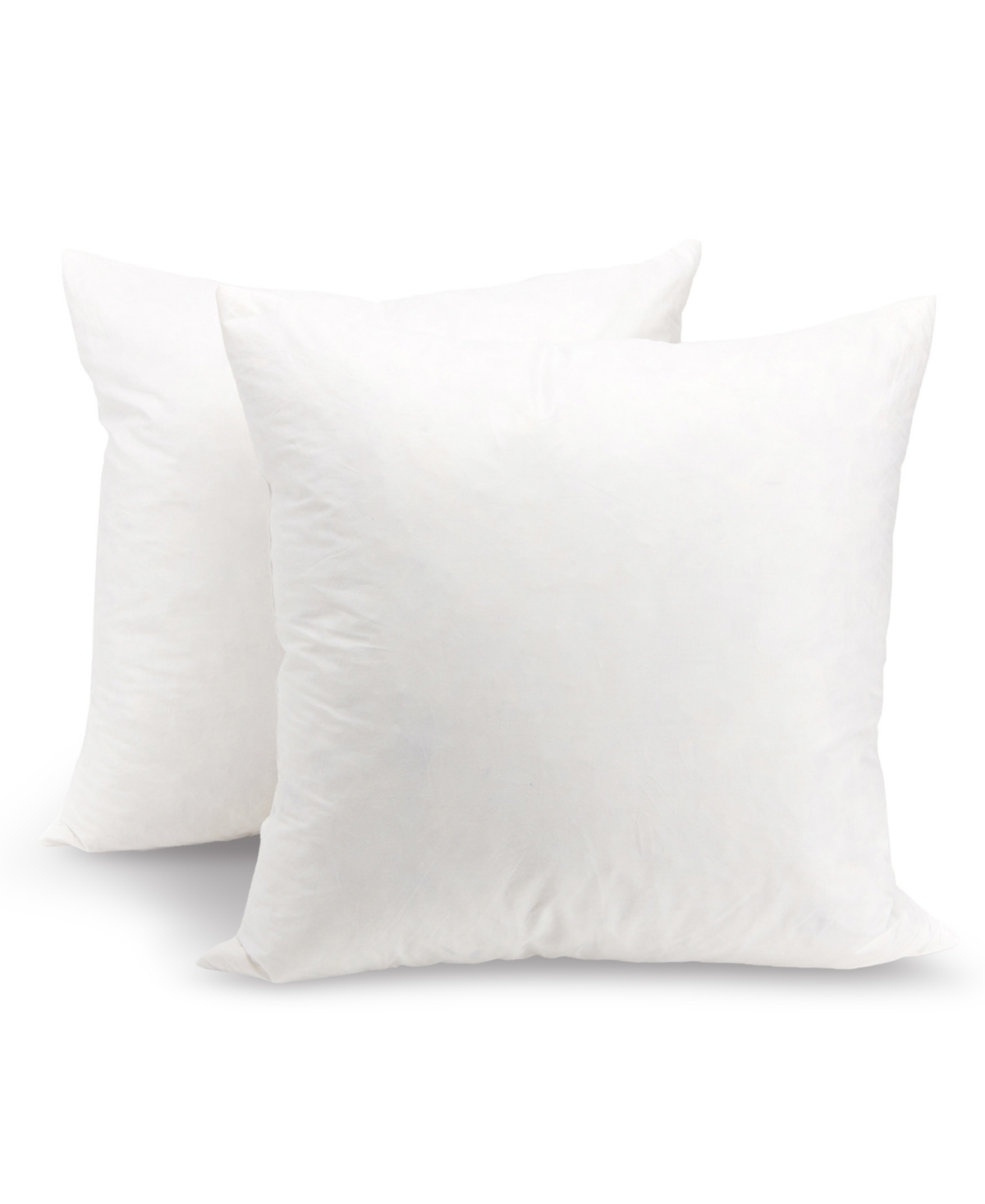 Cheer Collection 95% Feather/5% Down 2-pack Pillow Inserts, 22" X 22" In White