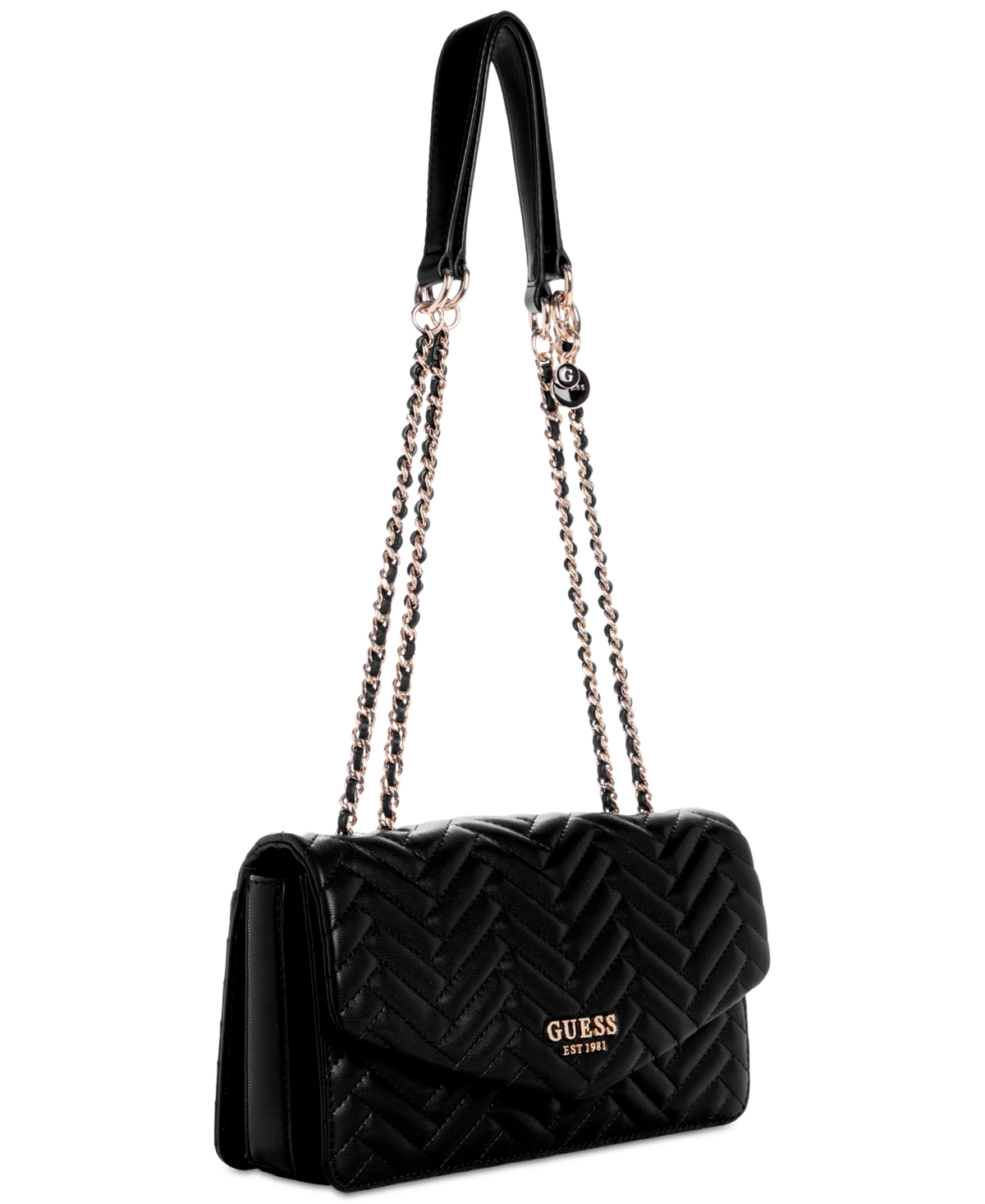 Guess Anning Quilted Convertible Crossbody Flap