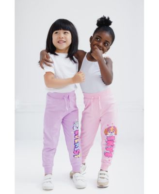 Toddler Girls Fleece 3 Pack Pants to (2T - 7-8