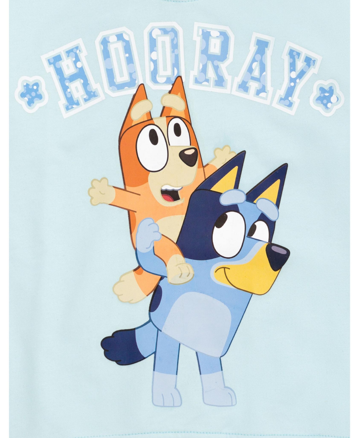 Bluey Toddler Girls Fleece Sweatshirt and Pleated Skirt