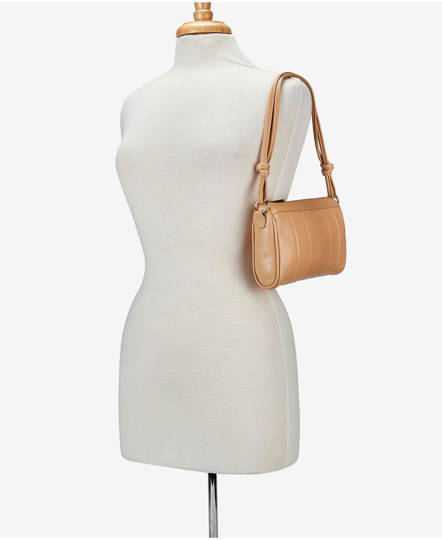 Maggie Metallic Leather Shoulder Bag