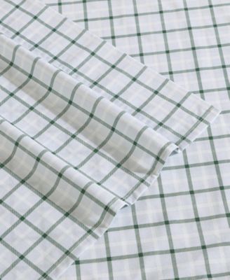 Printed 200-Thread Count Cotton Percale 3-Pc. Sheet Set, Twin