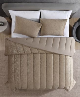 Banks Velvet 3-Pc. Comforter Set, Full/Queen