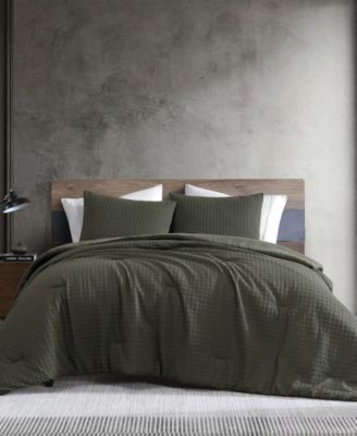 Houndstooth Embossed 2-Pc. Duvet Cover Set, Twin