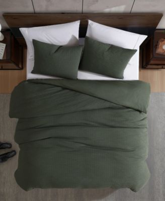Solid Waffle 3-Pc. Comforter Set, King
