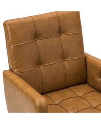 Mid-century Modern Height-Adjustable 360° Swivel Office Chair