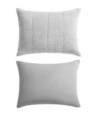 Chenille Box Solid 3-Pc. Quilt Set, King