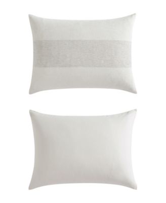 Chenille Waffle Stripe 3-Pc. Duvet Cover Set, King