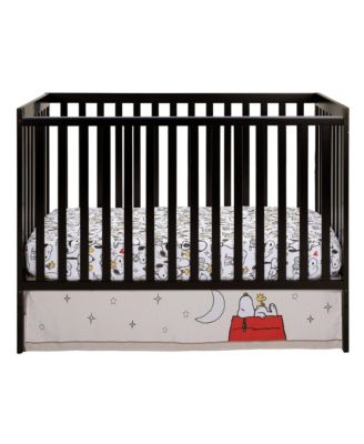 Snoopy Love 3-Piece Infant Baby Nursery Crib Bedding Set