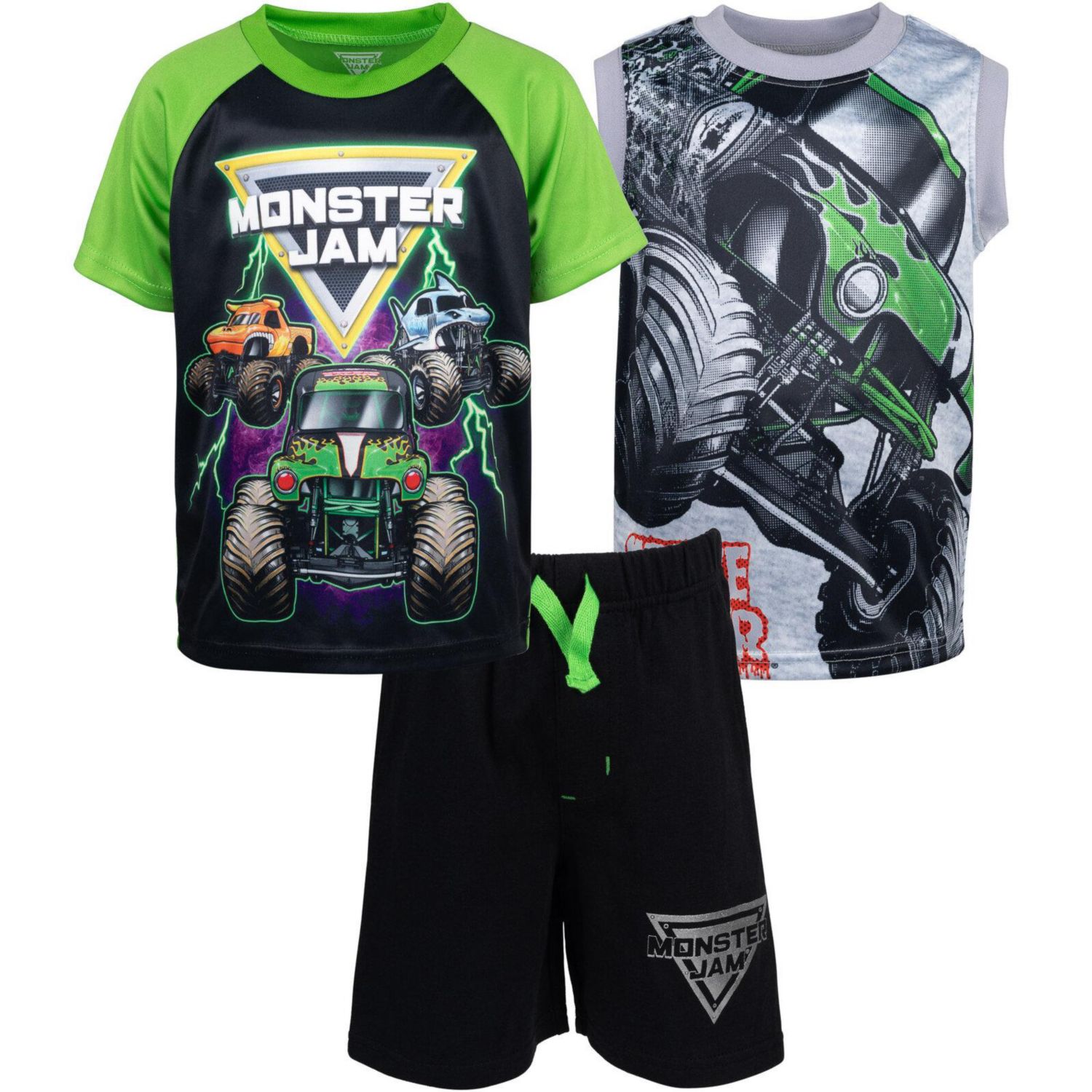 Boys' Athletic T-Shirt Tank Top and Shorts Set