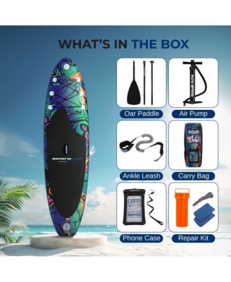 Rising Flow Stand-Up Paddle-Board (SUP) with Waterproof Mobile Phone Case, 10'6"