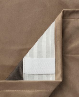 Premium 2-Panel Blackout Velvet Curtains - Classy & Solid Drapes for Living Room or Bedroom - 52" x 63" - Golden