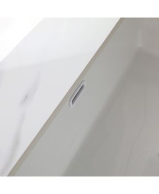 31" Marble Vanity Top with Sink and Backsplash