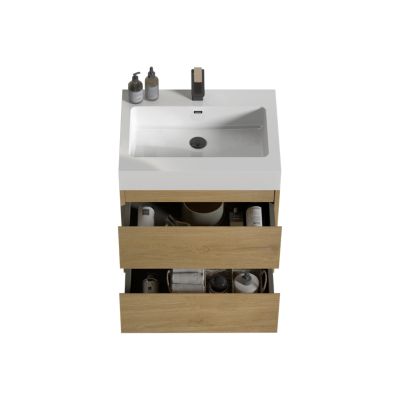 Alice Space-Saving Vanity Modern Style, Ample Storage