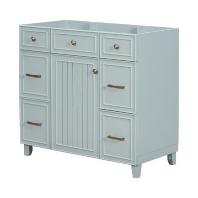 36" Bathroom Vanity-Blue