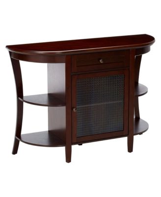 Kings Brand Walnut Finish Wood Entryway Console Sofa Storage Buffet Table