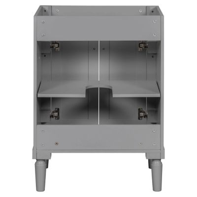 24'' Modern Bathroom Vanity Cabinet with 2 Soft-Close Doors