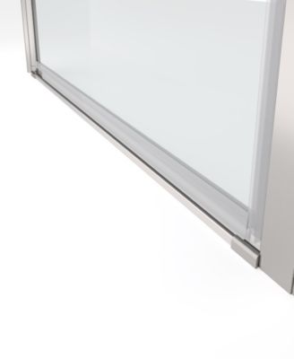 1 3/8" adjustment, universal pivot shower door, with 1/4" tempered glass