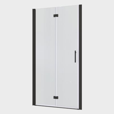 1 3/8" adjustment, universal pivot shower door, with 1/4" tempered glass