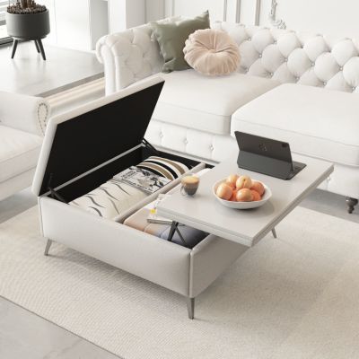 Streamdale Oversized Upholstered Storage Bench with Lift-Top