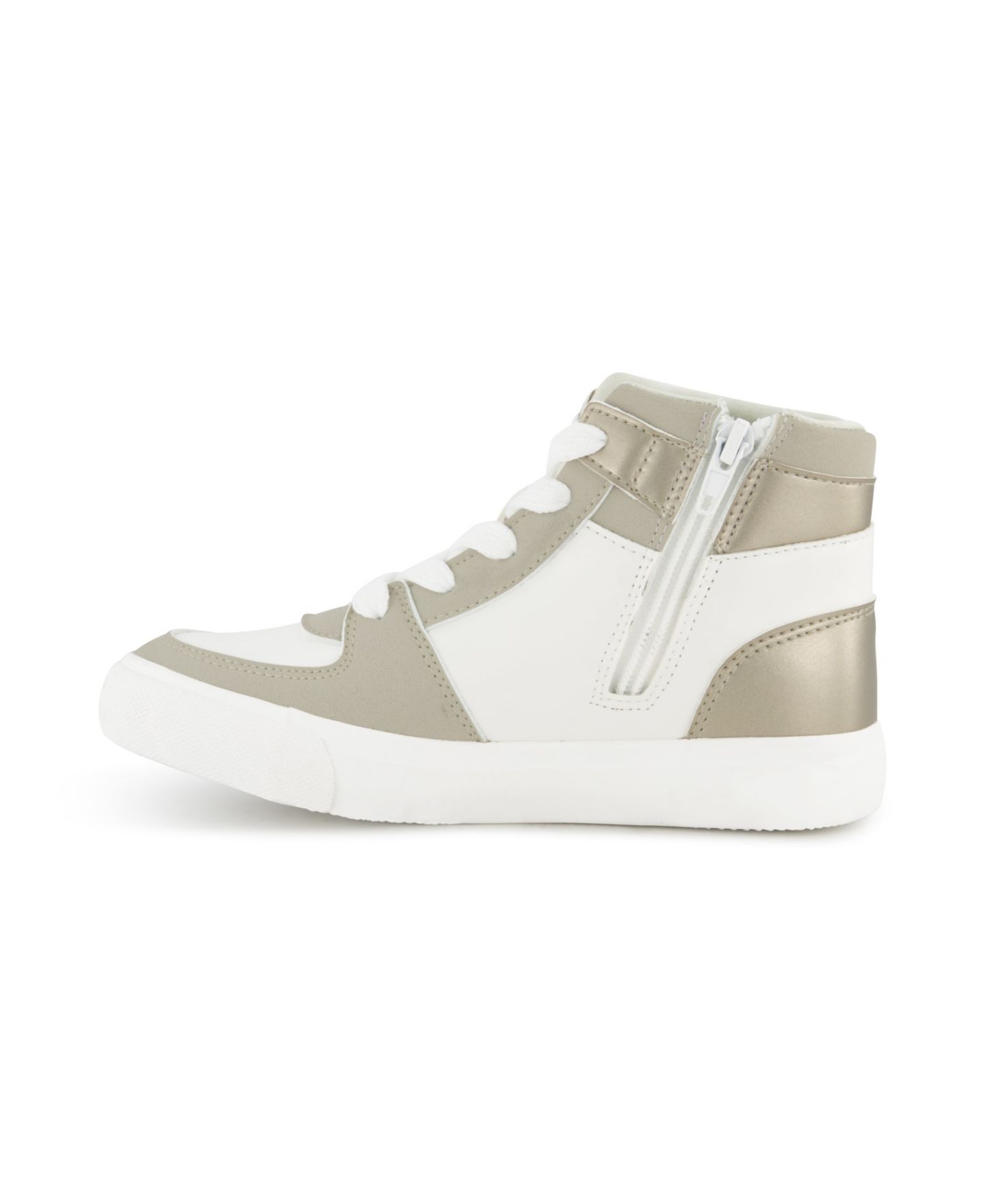 Детские высокие кеды DKNY Andee Alice, цвет: Серо-коричневый — фото 8
