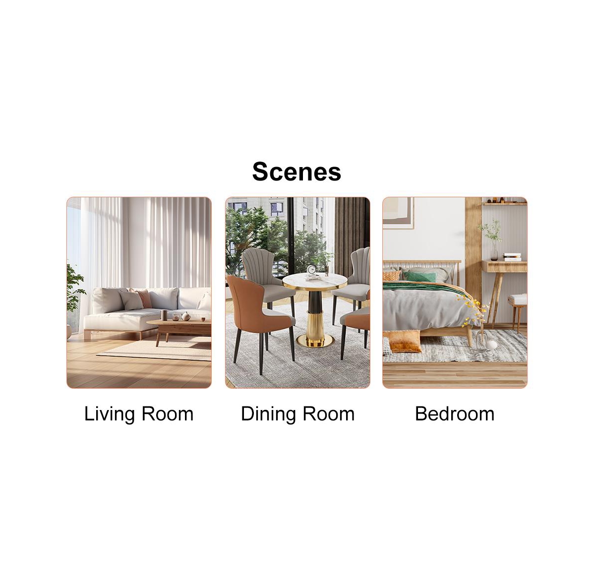 Streamdale Furniture Table and chair set.Contemporary, minimalist rectangular dining table featuring a clear tempered glass top and sleek silver legs