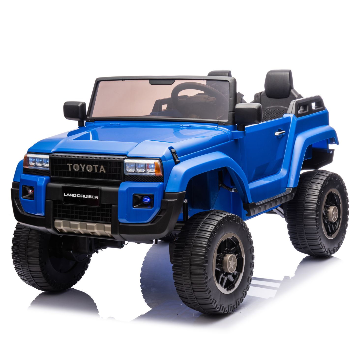 Детские игрушки Streamdale Furniture 24V Two-seater Kids Ride On Car W/Parents Remote Control, Licensed Toyota LC250,110w Motors, With Shovel, Three-point Seat Belt, Slow Start, Speed adjustment, Bluetooth, Music for Kids Aged 3+. — фото 1