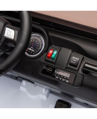 24V Two-seater Kids Ride On Car W/Parents Remote Control, Licensed Toyota LC250,110w Motors, With Shovel, Three-point Seat Belt, Slow Start, Speed adjustment, Bluetooth, Music for Kids Aged 3+.