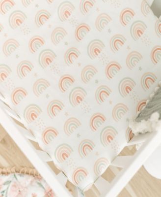Infants Parker Fitted Rainbow Crib Sheet