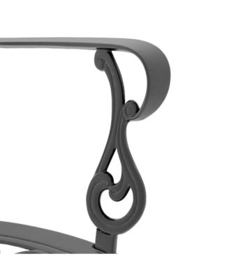 (Cushions In Random Colors)7-Piece Set Of Cast Aluminum Patio Furniture With Cushions