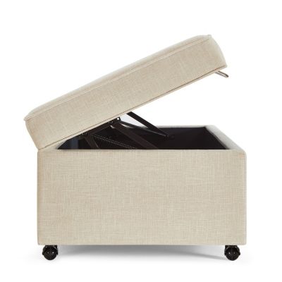 Streamdale Modular Storage Ottoman with Wheels and Large Storage