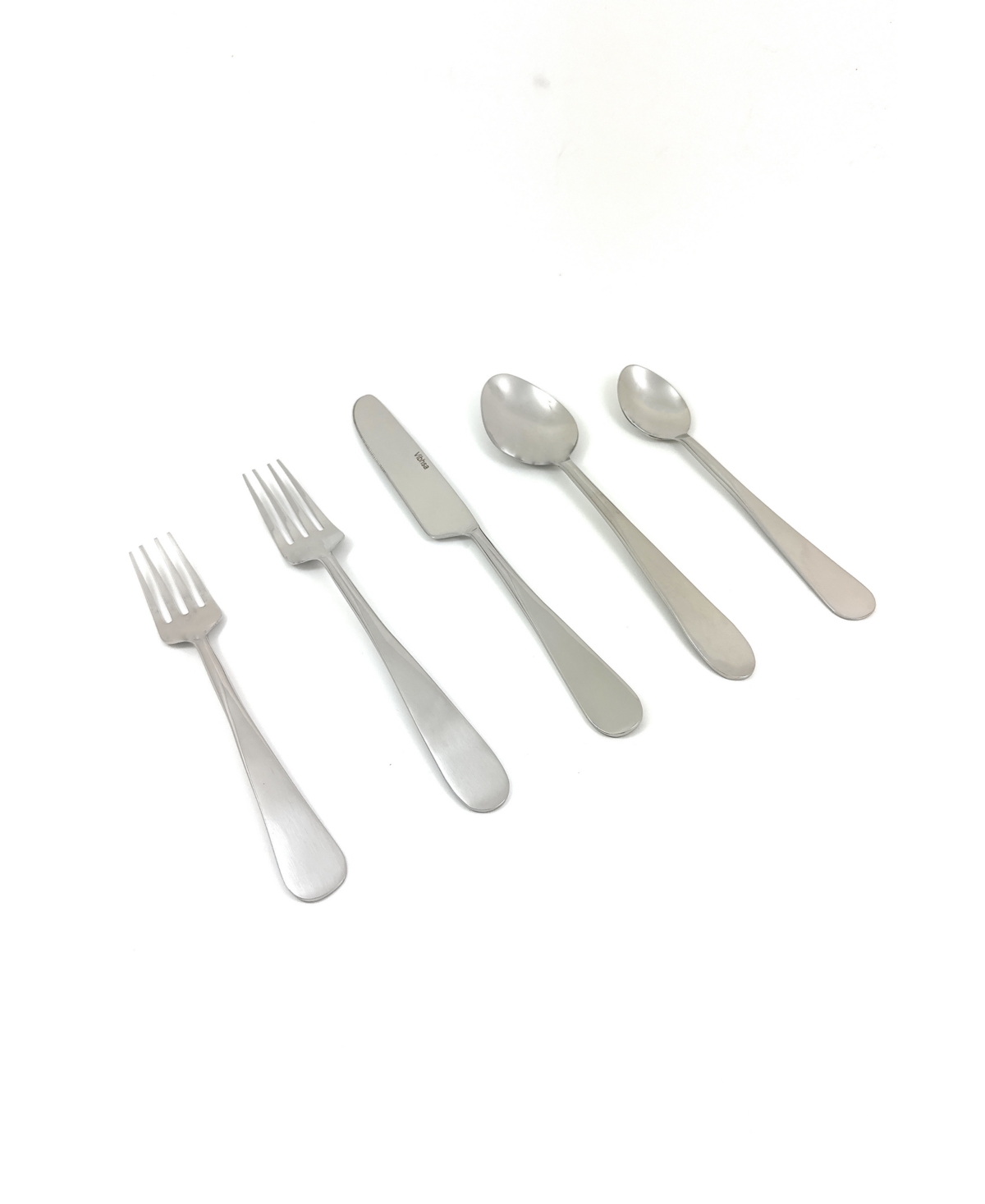 Vibhsa Everyday 20-pc. Flatware Set, Serving For 4 In Silver Glossy Finish