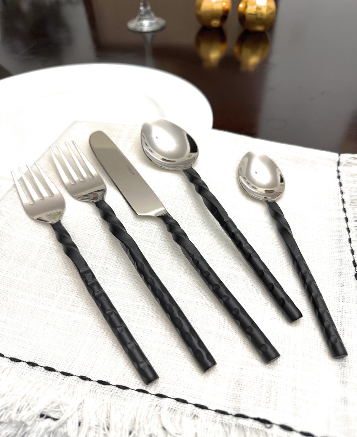 VIBHSA ROPE 20-PC. FLATWARE SET, SERVING FOR 4 